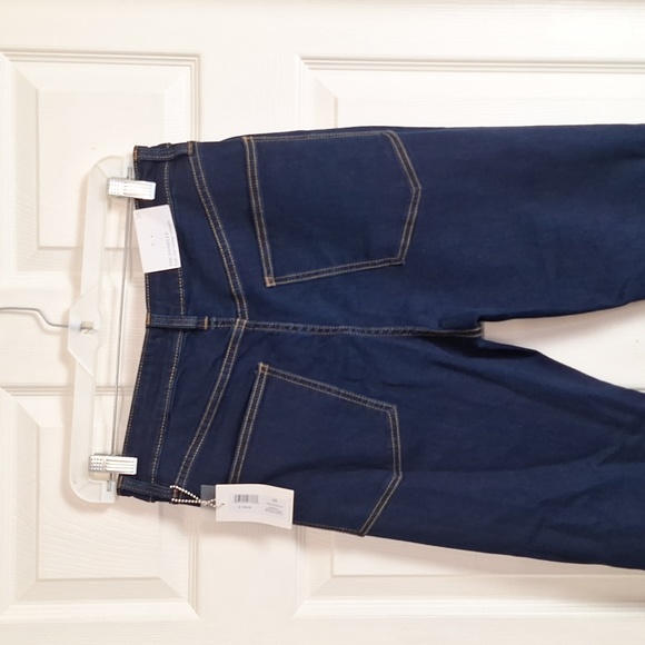 We Wore What High Rise Danielle  Jeans Dark Wash Button Fly 28 vintage straight - Picture 11 of 12